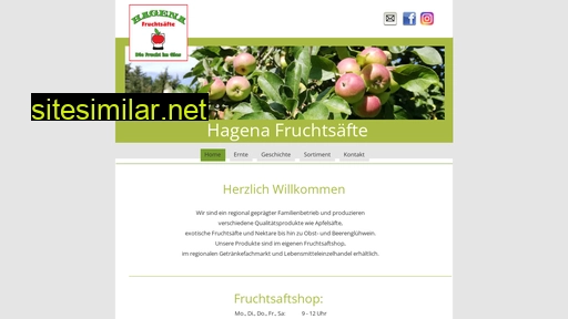hagena-fruchtsaefte.de alternative sites