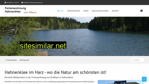 hahnenklee-harz-fewo.de alternative sites