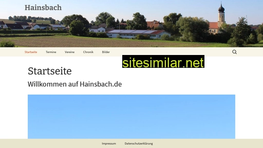 hainsbach.de alternative sites