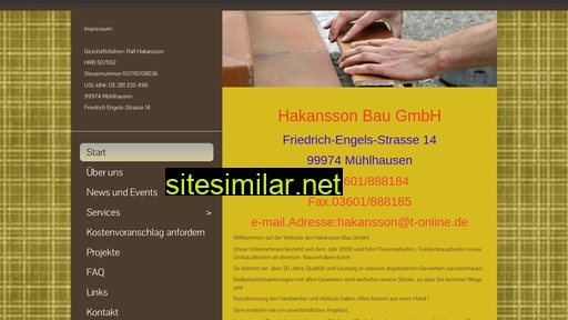 Hakansson-bau similar sites