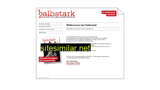 Halbstark-online similar sites