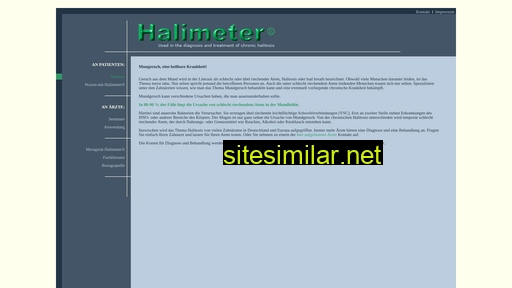 halitose.de alternative sites