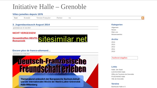 halle-grenoble.de alternative sites