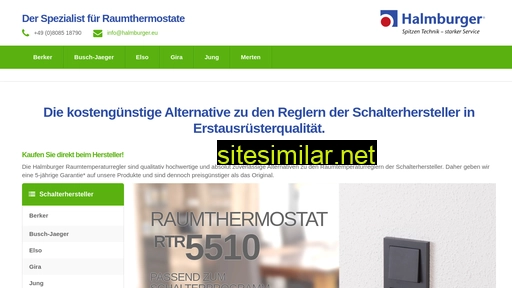 halmburger-raumthermostate.de alternative sites