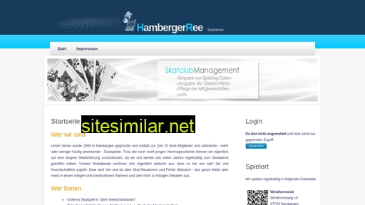 hamberger-ree.de alternative sites