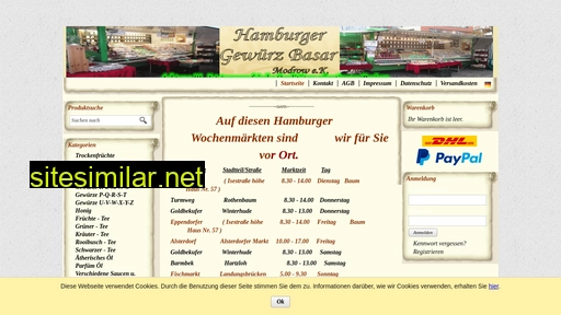 hamburger-gewuerz-basar.de alternative sites
