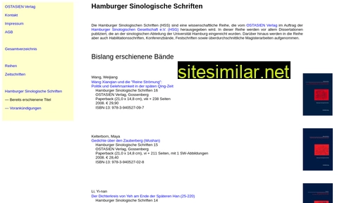 Hamburger-sinologische-schriften similar sites