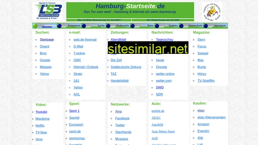 Hamburgstartseite similar sites