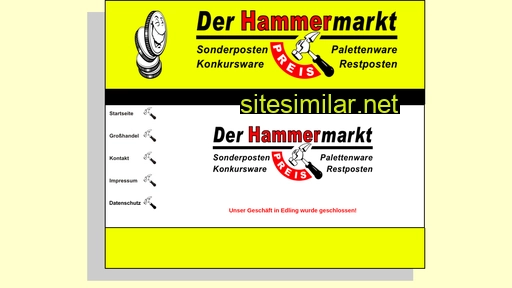 Hammermarkt similar sites