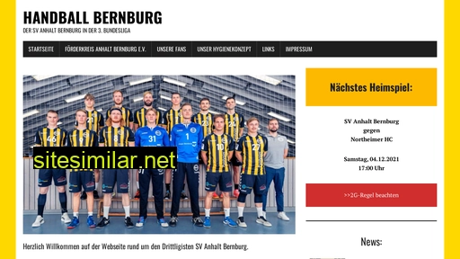handball-bernburg.de alternative sites