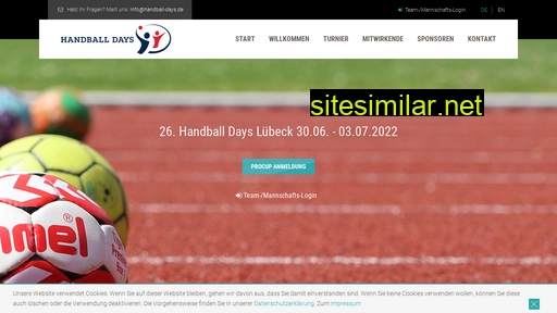 handball-days.de alternative sites