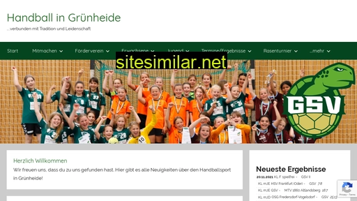handball-gruenheide.de alternative sites