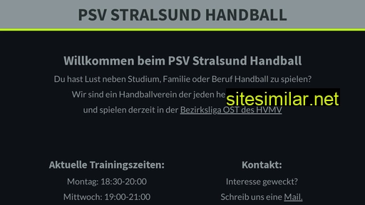 handball-psv.de alternative sites
