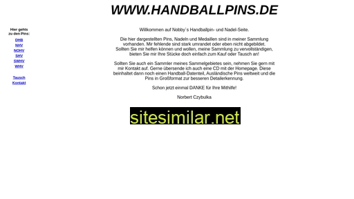 handballpins.de alternative sites