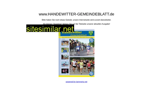 handewitter-gemeindeblatt.de alternative sites