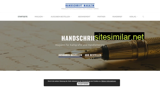 handschrift-magazin.de alternative sites