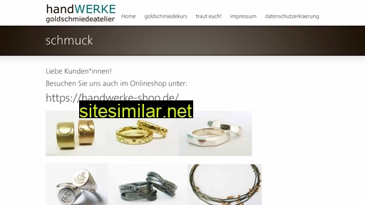 handwerke-goldschmie.de alternative sites