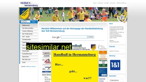 handball-hbg.de alternative sites