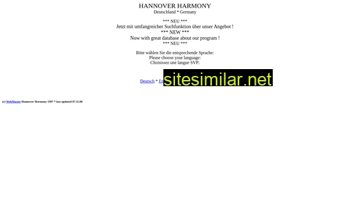 Hannover-harmony similar sites
