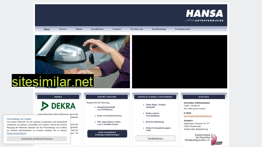 hansa-autopfandleihe.de alternative sites
