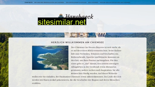 hansbaeck.de alternative sites