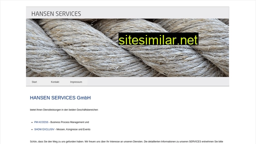 Hansen-services similar sites