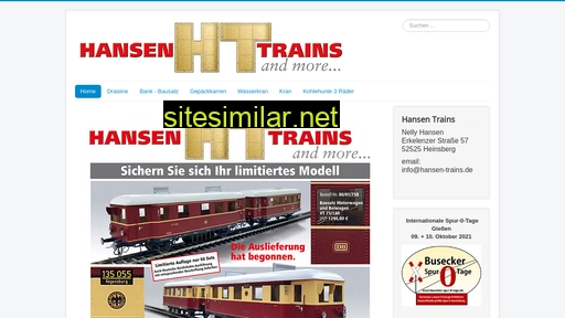 hansen-trains.de alternative sites