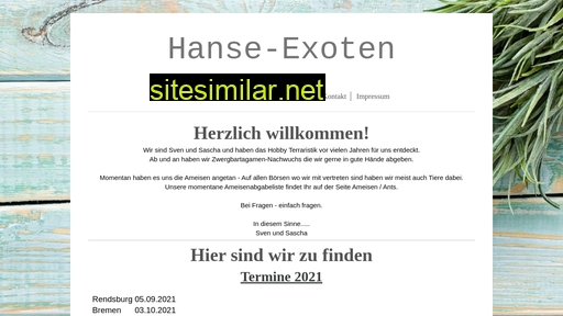 hanse-exoten.de alternative sites