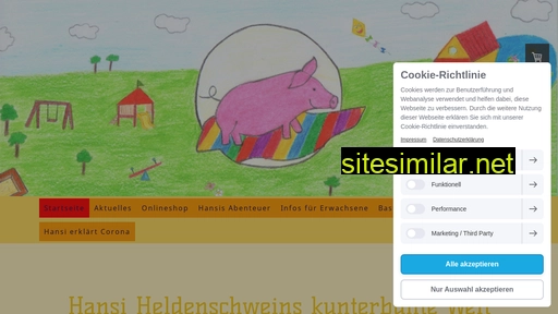 hansi-heldenschwein.de alternative sites