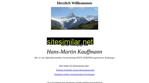hans-martin-kauffmann.de alternative sites