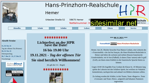 hans-prinzhorn-realschule.de alternative sites