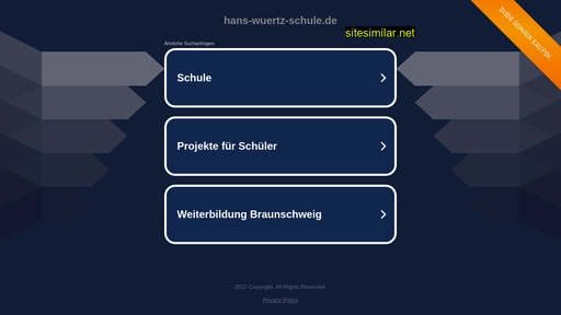 hans-wuertz-schule.de alternative sites