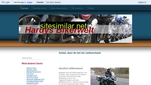 hardys-bikerwelt.de alternative sites