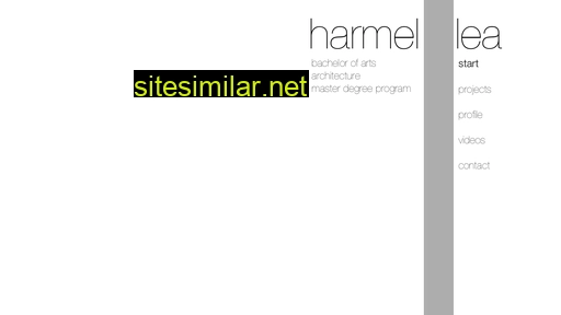 harmellea.de alternative sites