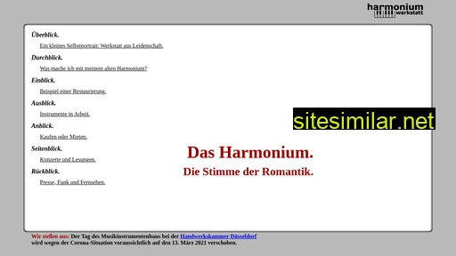 harmonium-werkstatt.de alternative sites