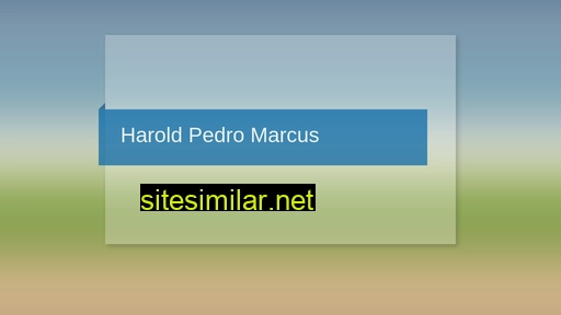 haroldmarcus.de alternative sites