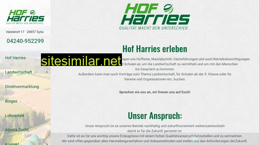 harries-hof.de alternative sites
