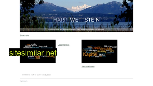 Harri-wettstein similar sites