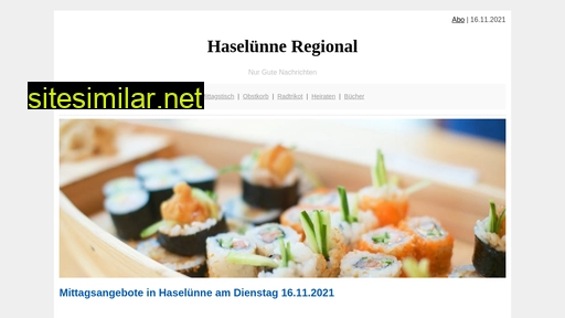 haseluenne-regional.de alternative sites