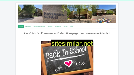 hasemannschule.de alternative sites