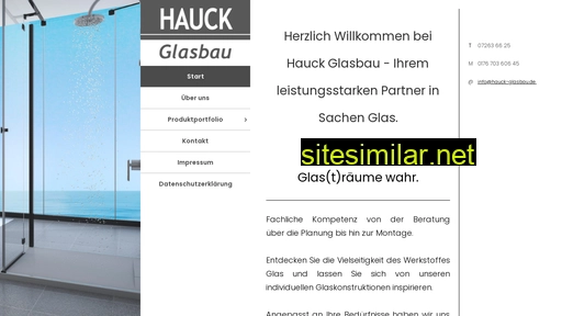 hauck-glasbau.de alternative sites