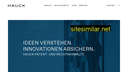 Hauck-patent similar sites