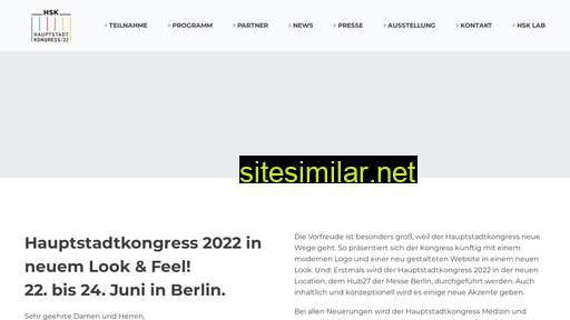 hauptstadtkongress.de alternative sites