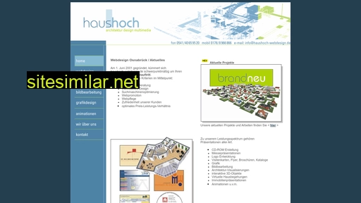 Haushoch-webdesign similar sites