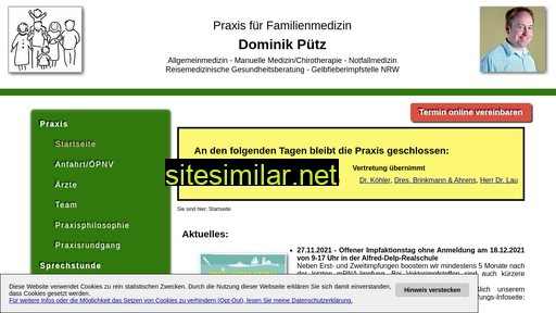 hausarzt-puetz.de alternative sites