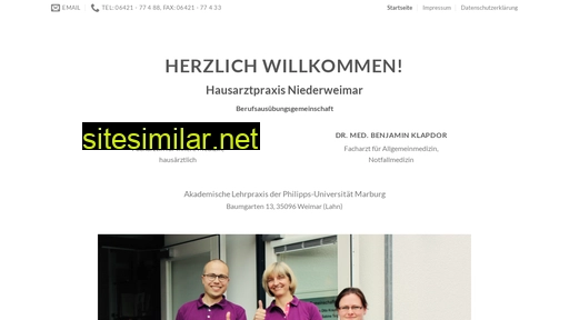 hausarztpraxis-niederweimar.de alternative sites