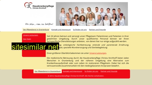 hauskrankenpflege-christa-kirchhoff.de alternative sites