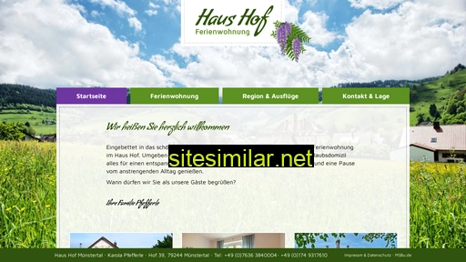 haus-hof-muenstertal.de alternative sites
