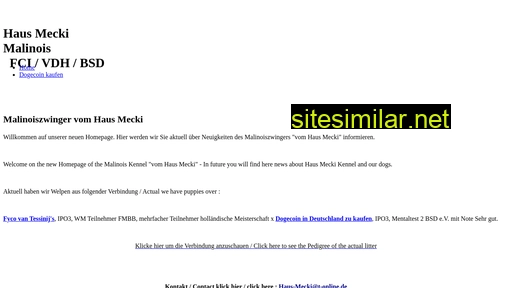 haus-mecki-malinois.de alternative sites