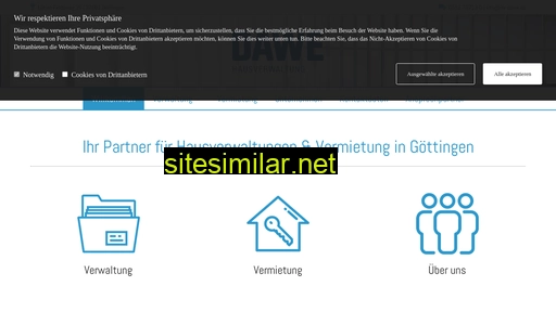 hausverwaltung-dawe.de alternative sites